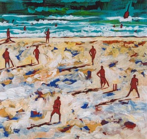 Beach Cricket on a Summer Evening, Cottesloe II