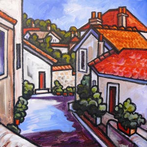 Road to the Railway Station, Auvers