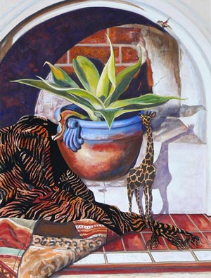 Agave and a Kenyan Giraffe