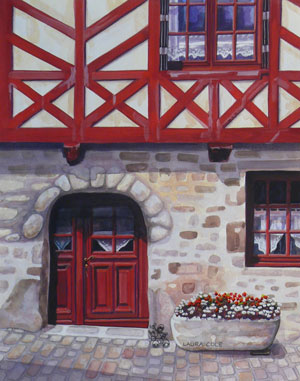 Half-Timbered Red House, S. Croix