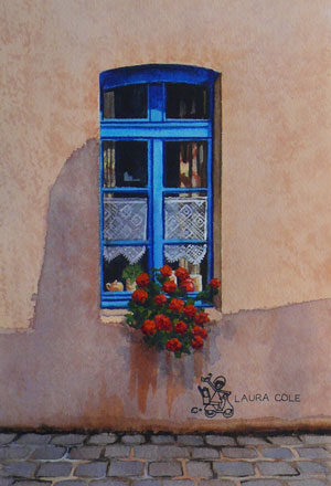 Blue Window & Pots