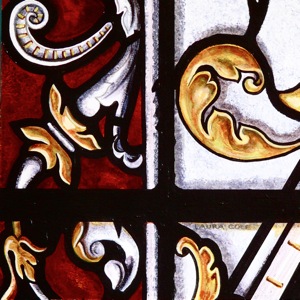 Vitrail de l'église S. Mathurin