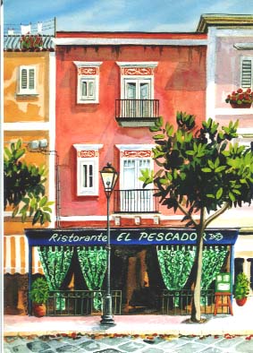 Ristorante El Pescador, Lipari.