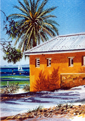 Board Cottage and Yacht, Thomson Bay, Rottnest