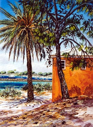 Board Cottage and the Main Jetty, Thomson Bay, Rottnest