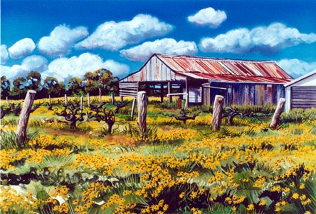 Old Grape-Drying Shed, Late Winter, Swan Valley