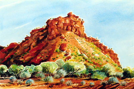 Temple Gorge, Kennedy Ranges. Series B (VII)