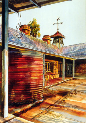 A Champagne Glow at Sunset, Mt Narryer Homestead