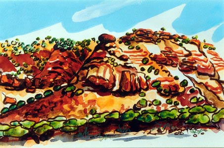 Temple Gorge, Kennedy Ranges. Series A (II)