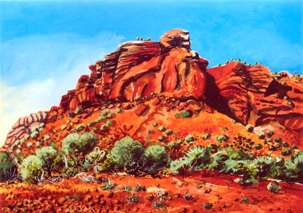 Honeycomb Gorge, Kennedy Ranges