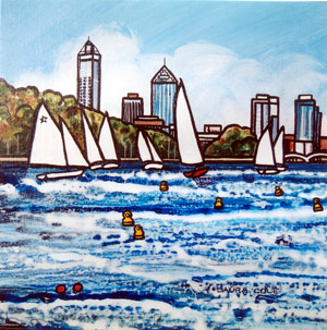 Sailing, Matilda Bay I (Swan River)