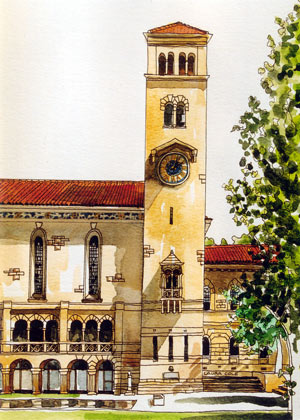 Clock Tower of Winthrop Hall, University of Western Australia