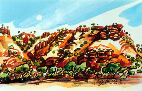 Temple Gorge, Kennedy Ranges. Series A (VI)