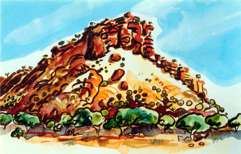 Temple Gorge, Kennedy Ranges. Series A (VII)