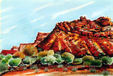 Temple Gorge, Kennedy Ranges. Series B (I)