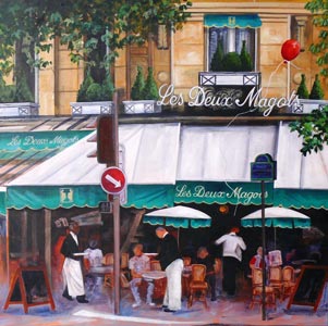 Les Deux Magots, St Germain
