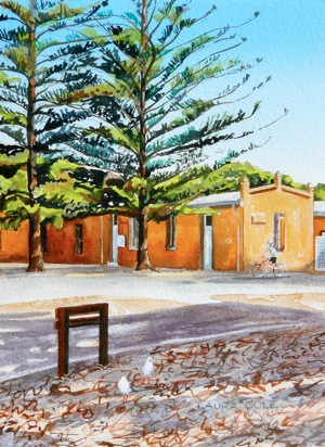 Cycling Past the Museum