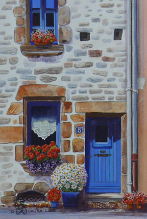 Blue Door with Cellar