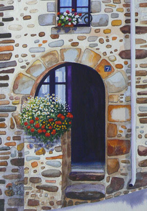 Arched Doorway and Steps