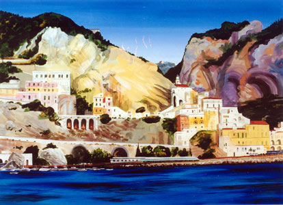 Amalfi and the Tower of Pogerola